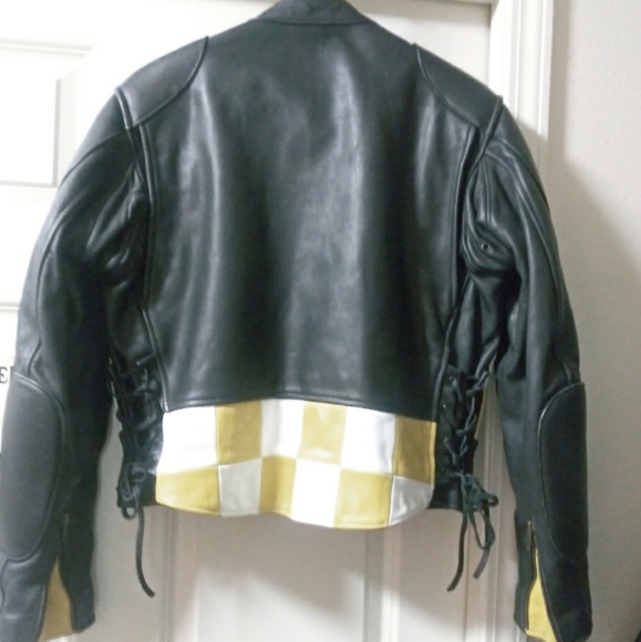 Johnson leather of San Francisco motorcycle jacket - Picture 3 of 14